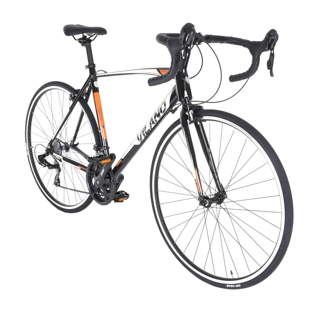 Vilano shadow 3.0 road bike with shimano sti integrated shifters deals